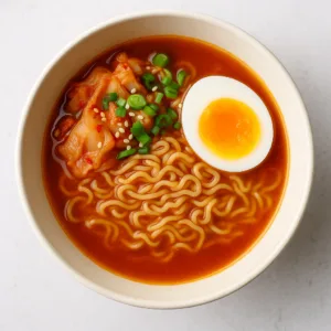 Kimchi Ramen mit Ei